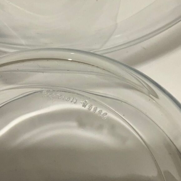 Set of 3 Bormioli Rocco Italy Round 9” 7”&6” Glass Serving Dish Bowl Italy G10 - Picture 5 of 14